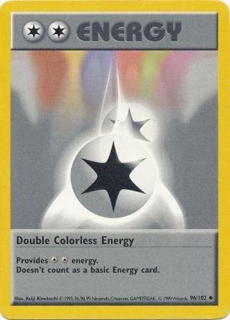 Double Colorless Energy (96/102) [Base Set Shadowless Unlimited] | Dragon's Lair Comics and Fantasy Houston TX