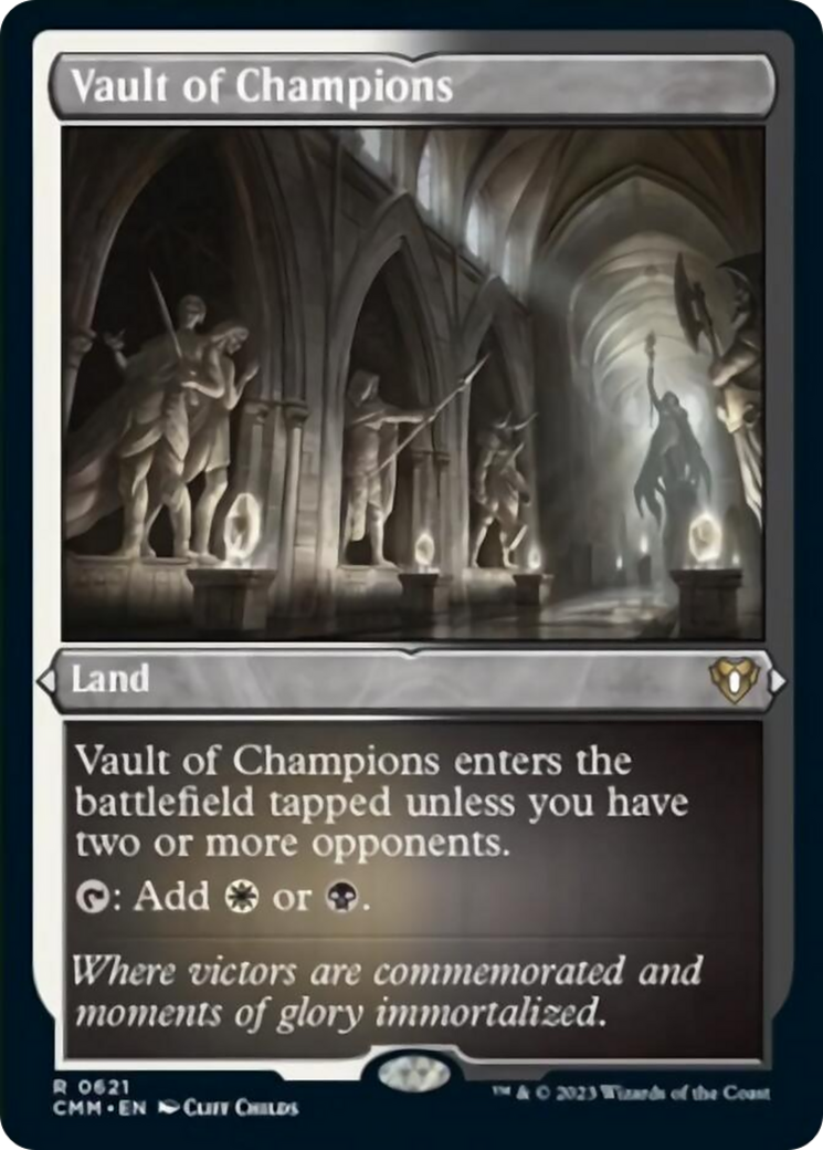 Vault of Champions (Foil Etched) [Commander Masters] | Dragon's Lair Comics and Fantasy Houston TX