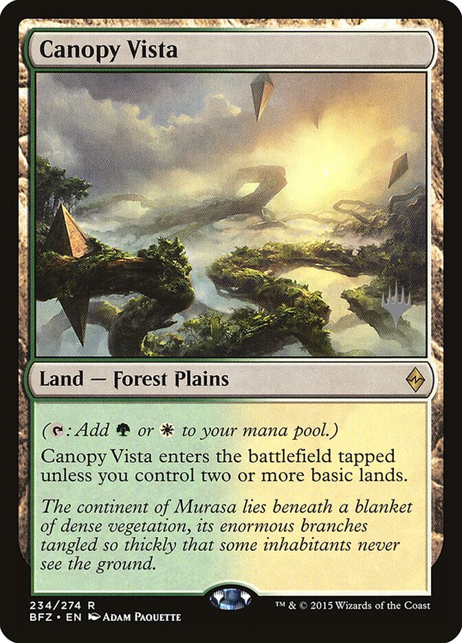 Canopy Vista [Battle for Zendikar Promos] | Dragon's Lair Comics and Fantasy Houston TX