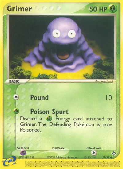 Grimer (57/97) [EX: Dragon] | Dragon's Lair Comics and Fantasy Houston TX