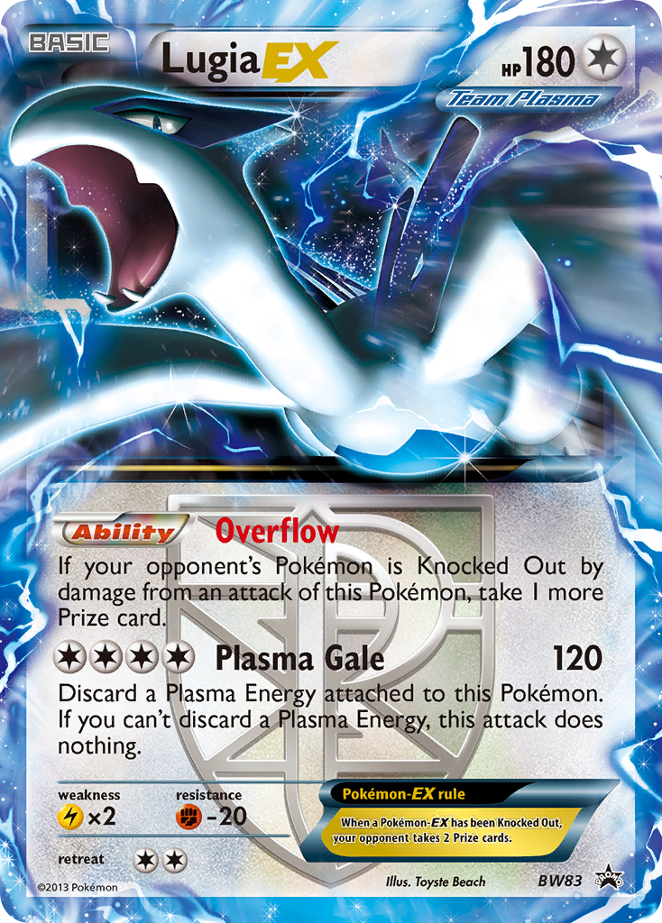 Lugia EX (BW83) [Black & White: Black Star Promos] | Dragon's Lair Comics and Fantasy Houston TX