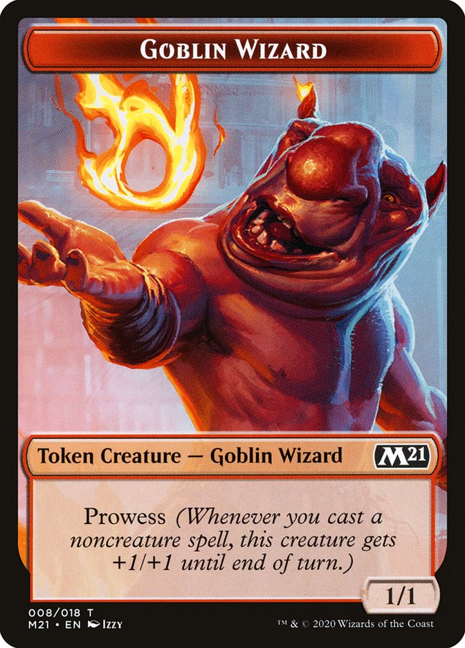 Cat (011) // Goblin Wizard Double-Sided Token [Core Set 2021 Tokens] | Dragon's Lair Comics and Fantasy Houston TX