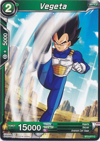 Vegeta (BT2-077) [Union Force] | Dragon's Lair Comics and Fantasy Houston TX