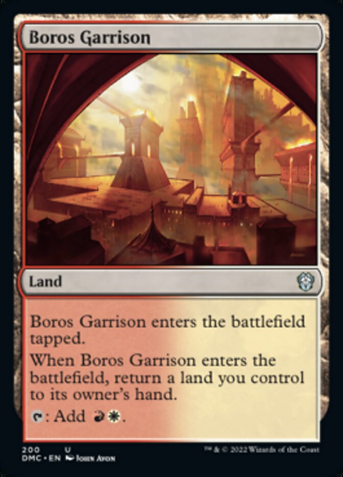 Boros Garrison [Dominaria United Commander] | Dragon's Lair Comics and Fantasy Houston TX