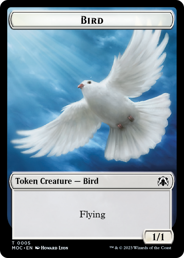 Bird // Kobolds of Kher Keep Double-Sided Token [March of the Machine Commander Tokens] | Dragon's Lair Comics and Fantasy Houston TX