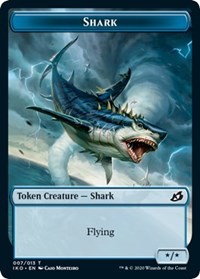 Shark // Human Soldier (003) Double-Sided Token [Ikoria: Lair of Behemoths Tokens] | Dragon's Lair Comics and Fantasy Houston TX