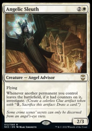 Angelic Sleuth (Promo Pack) [Streets of New Capenna Commander Promos] | Dragon's Lair Comics and Fantasy Houston TX