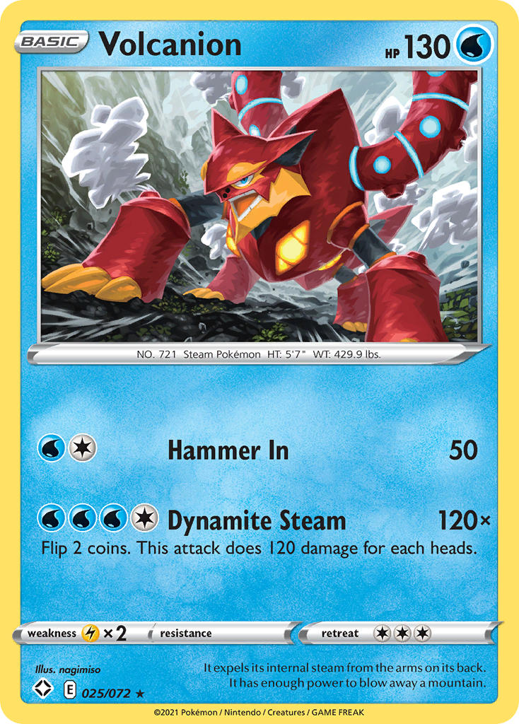 Volcanion (025/072) [Sword & Shield: Shining Fates] | Dragon's Lair Comics and Fantasy Houston TX