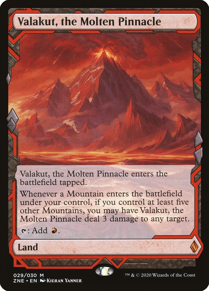 Valakut, the Molten Pinnacle (Expeditions) [Zendikar Rising Expeditions] | Dragon's Lair Comics and Fantasy Houston TX