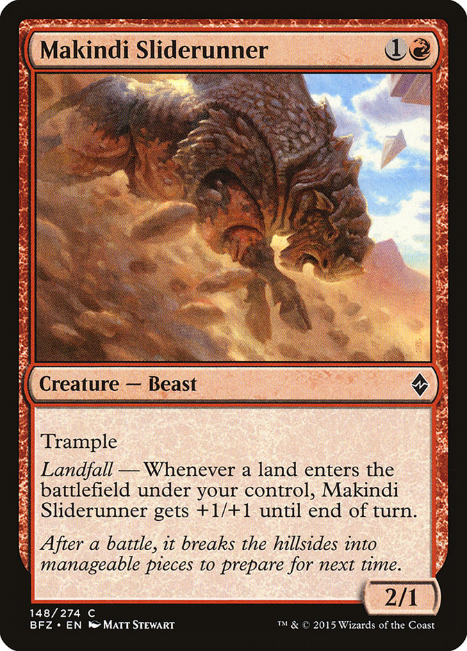 Makindi Sliderunner [Battle for Zendikar] | Dragon's Lair Comics and Fantasy Houston TX