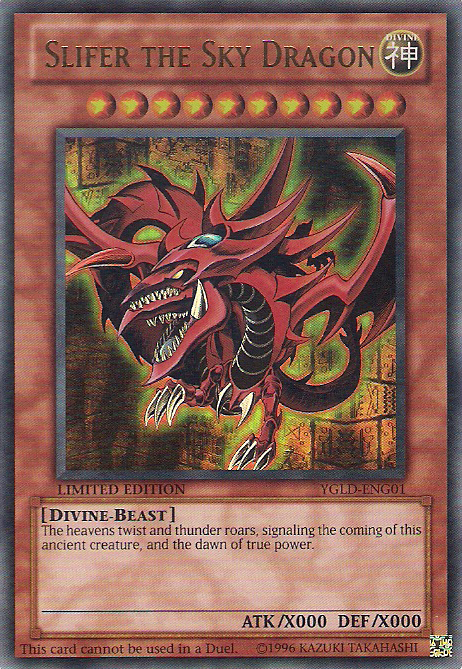 Slifer the Sky Dragon [YGLD-ENG01] Ultra Rare | Dragon's Lair Comics and Fantasy Houston TX