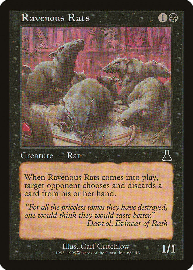 Ravenous Rats [Urza's Destiny] | Dragon's Lair Comics and Fantasy Houston TX