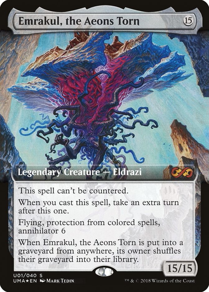 Emrakul, the Aeons Torn (Topper) [Ultimate Masters Box Topper] | Dragon's Lair Comics and Fantasy Houston TX