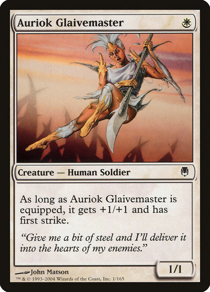 Auriok Glaivemaster [Darksteel] | Dragon's Lair Comics and Fantasy Houston TX