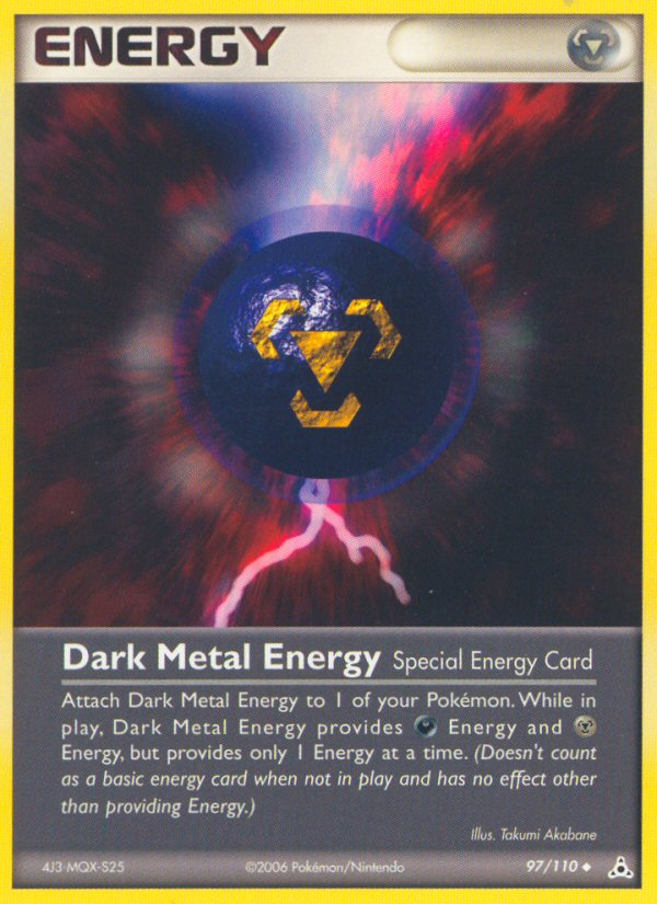 Dark Metal Energy (97/110) [EX: Holon Phantoms] | Dragon's Lair Comics and Fantasy Houston TX