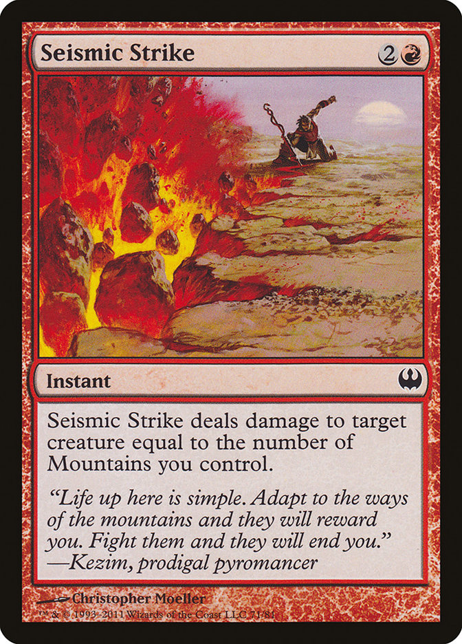 Seismic Strike [Duel Decks: Knights vs. Dragons] | Dragon's Lair Comics and Fantasy Houston TX