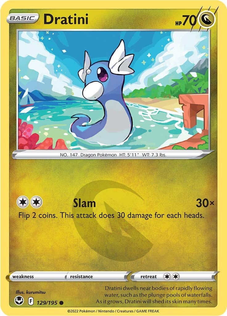 Dratini (129/195) [Sword & Shield: Silver Tempest] | Dragon's Lair Comics and Fantasy Houston TX