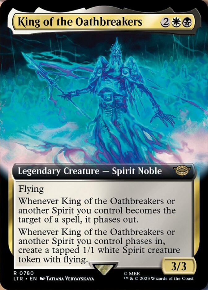 King of the Oathbreakers (Extended Art) (Surge Foil) [The Lord of the Rings: Tales of Middle-Earth] | Dragon's Lair Comics and Fantasy Houston TX