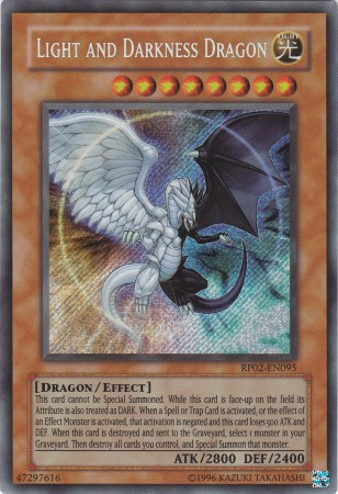 Light and Darkness Dragon [RP02-EN095] Secret Rare | Dragon's Lair Comics and Fantasy Houston TX