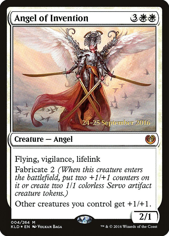 Angel of Invention [Kaladesh Prerelease Promos] | Dragon's Lair Comics and Fantasy Houston TX