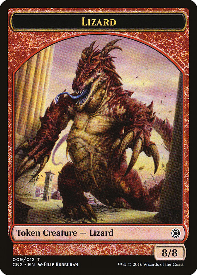 Lizard Token [Conspiracy: Take the Crown Tokens] | Dragon's Lair Comics and Fantasy Houston TX