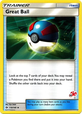 Great Ball (119/149) (Charizard Stamp #55) [Battle Academy 2020] | Dragon's Lair Comics and Fantasy Houston TX