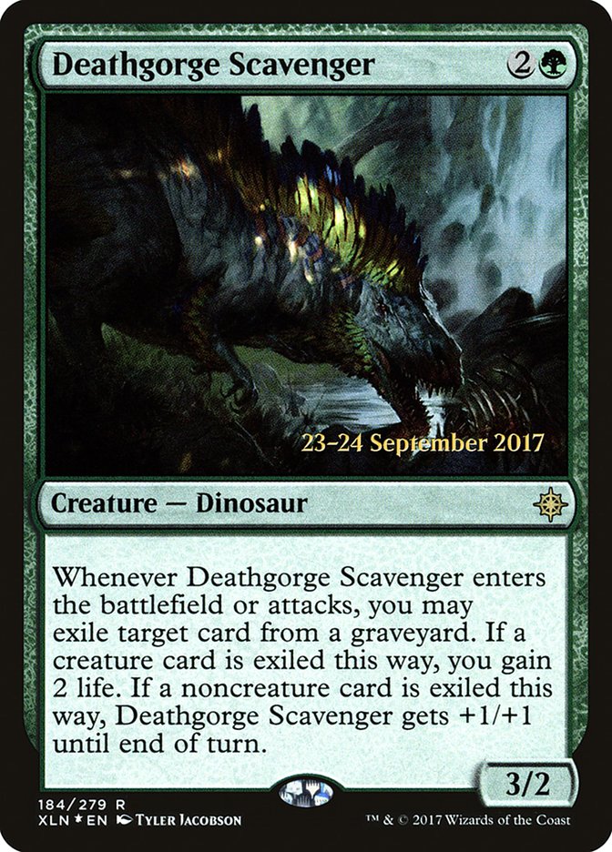 Deathgorge Scavenger [Ixalan Prerelease Promos] | Dragon's Lair Comics and Fantasy Houston TX