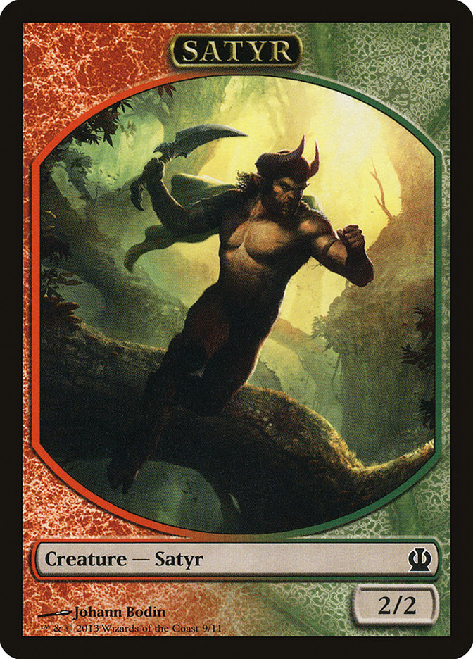 Satyr Token [Theros Tokens] | Dragon's Lair Comics and Fantasy Houston TX