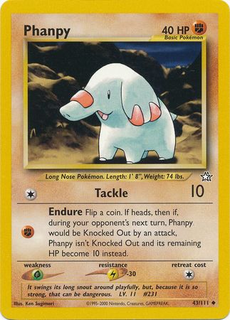 Phanpy (43/111) [Neo Genesis Unlimited] | Dragon's Lair Comics and Fantasy Houston TX