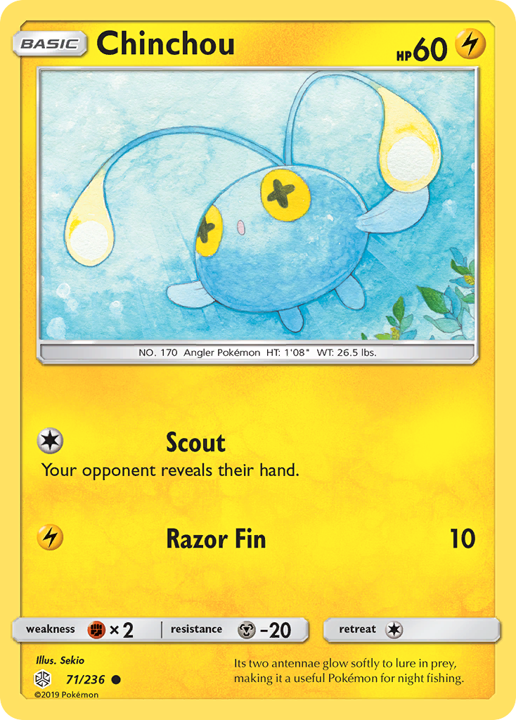 Chinchou (71/236) [Sun & Moon: Cosmic Eclipse] | Dragon's Lair Comics and Fantasy Houston TX