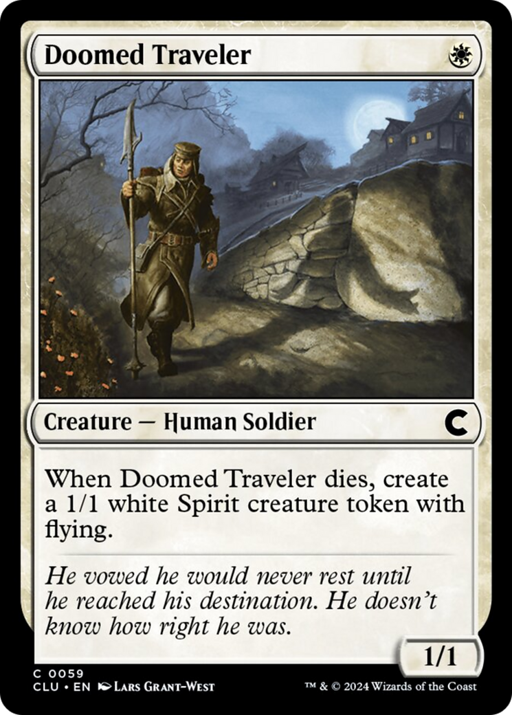 Doomed Traveler [Ravnica: Clue Edition] | Dragon's Lair Comics and Fantasy Houston TX