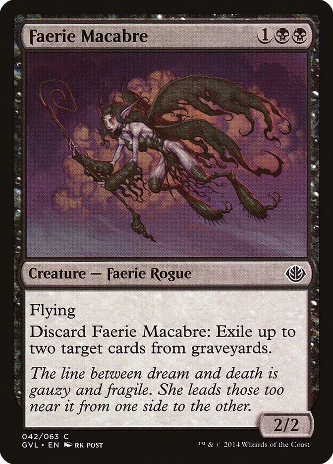 Faerie Macabre (Garruk vs. Liliana) [Duel Decks Anthology] | Dragon's Lair Comics and Fantasy Houston TX