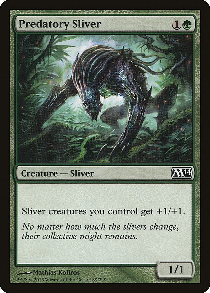 Predatory Sliver [Magic 2014] | Dragon's Lair Comics and Fantasy Houston TX