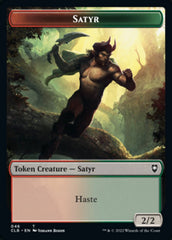 Satyr // Beast Double-Sided Token [Commander Legends: Battle for Baldur's Gate Tokens] | Dragon's Lair Comics and Fantasy Houston TX