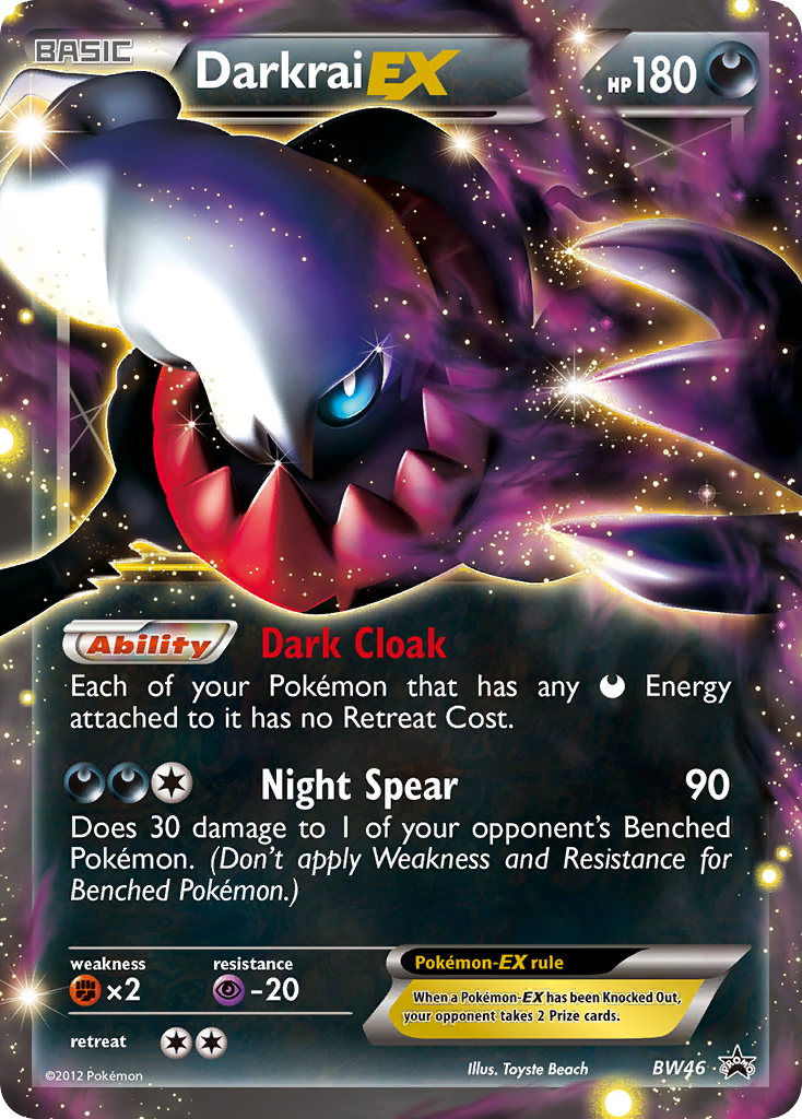 Darkrai EX (BW46) [Black & White: Black Star Promos] | Dragon's Lair Comics and Fantasy Houston TX