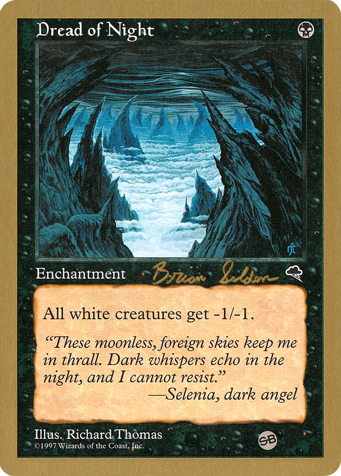 Dread of Night (Brian Selden) (SB) [World Championship Decks 1998] | Dragon's Lair Comics and Fantasy Houston TX