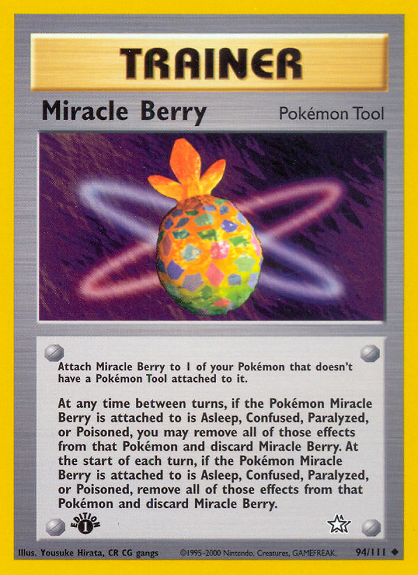 Miracle Berry (94/111) [Neo Genesis 1st Edition] | Dragon's Lair Comics and Fantasy Houston TX