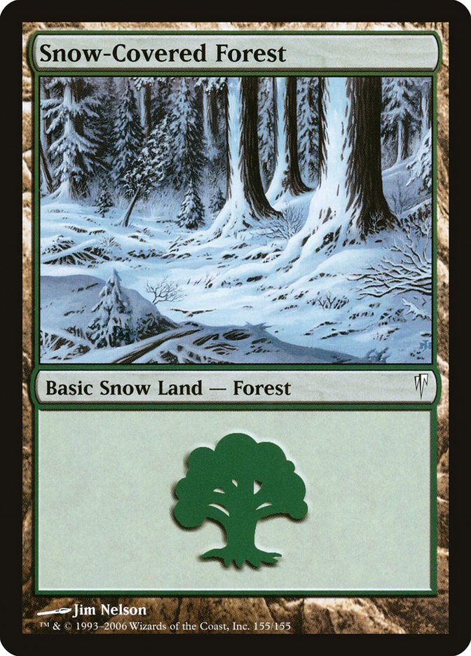 Snow-Covered Forest [Coldsnap] | Dragon's Lair Comics and Fantasy Houston TX