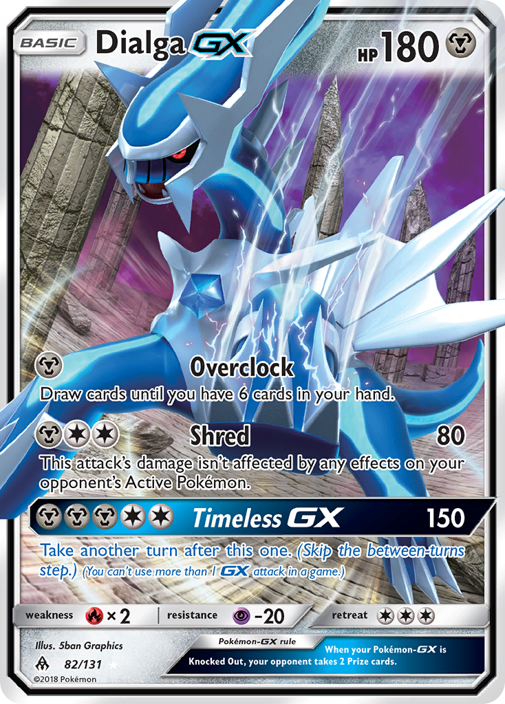 Dialga GX (82/131) [Sun & Moon: Forbidden Light] | Dragon's Lair Comics and Fantasy Houston TX