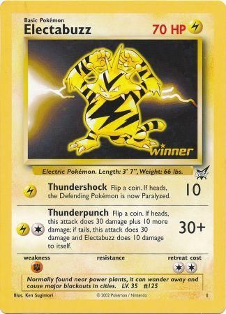 Electabuzz (1) (Jumbo Card) [Best of Promos] | Dragon's Lair Comics and Fantasy Houston TX