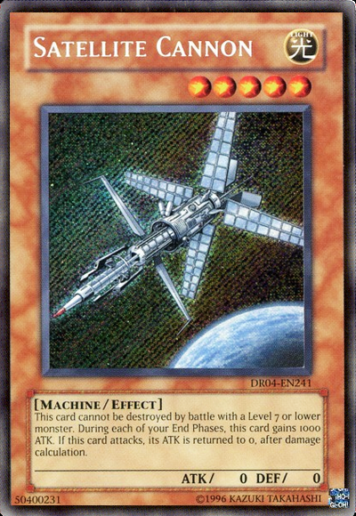 Satellite Cannon [DR04-EN241] Secret Rare | Dragon's Lair Comics and Fantasy Houston TX