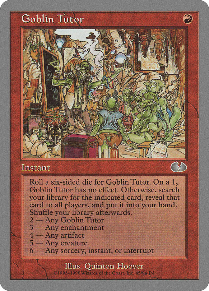 Goblin Tutor [Unglued] | Dragon's Lair Comics and Fantasy Houston TX