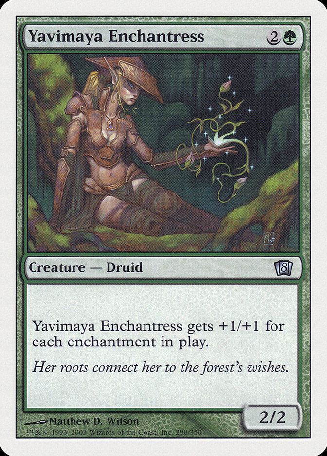 Yavimaya Enchantress [Eighth Edition] | Dragon's Lair Comics and Fantasy Houston TX