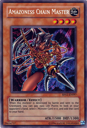 Amazoness Chain Master [RP01-EN097] Secret Rare | Dragon's Lair Comics and Fantasy Houston TX