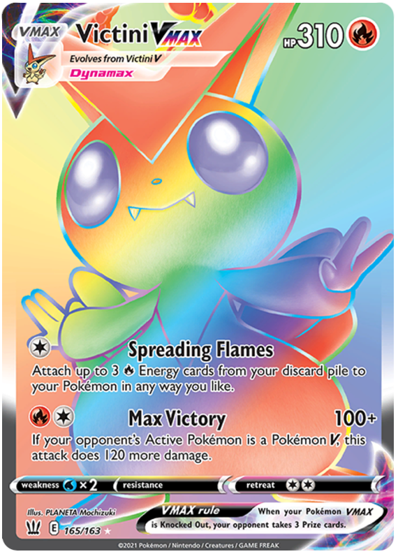 Victini VMAX (165/163) [Sword & Shield: Battle Styles] | Dragon's Lair Comics and Fantasy Houston TX