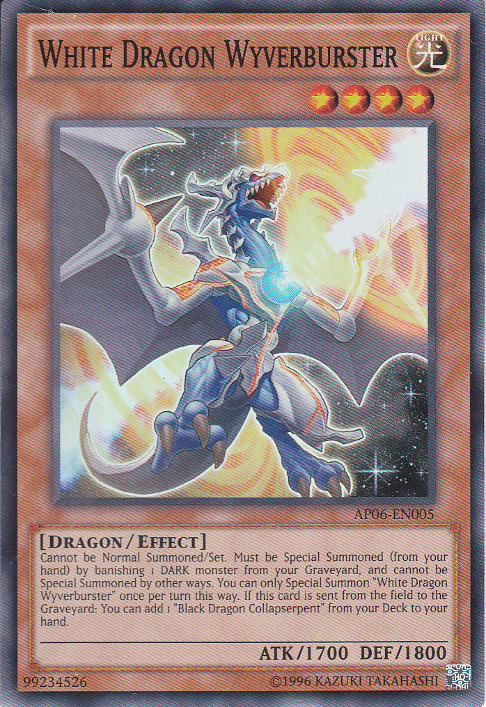 White Dragon Wyverburster [AP06-EN005] Super Rare | Dragon's Lair Comics and Fantasy Houston TX