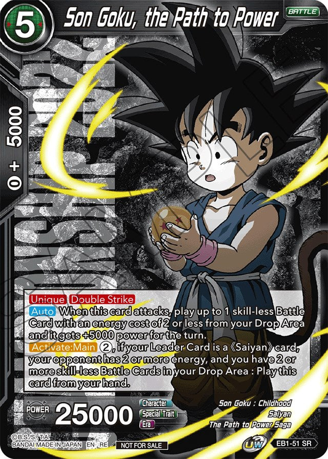 Son Goku, the Path to Power (Championship 2022) (EB1-51) [Promotion Cards] | Dragon's Lair Comics and Fantasy Houston TX