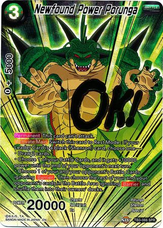 Newfound Power Porunga (SPR) (TB3-066) [Clash of Fates] | Dragon's Lair Comics and Fantasy Houston TX