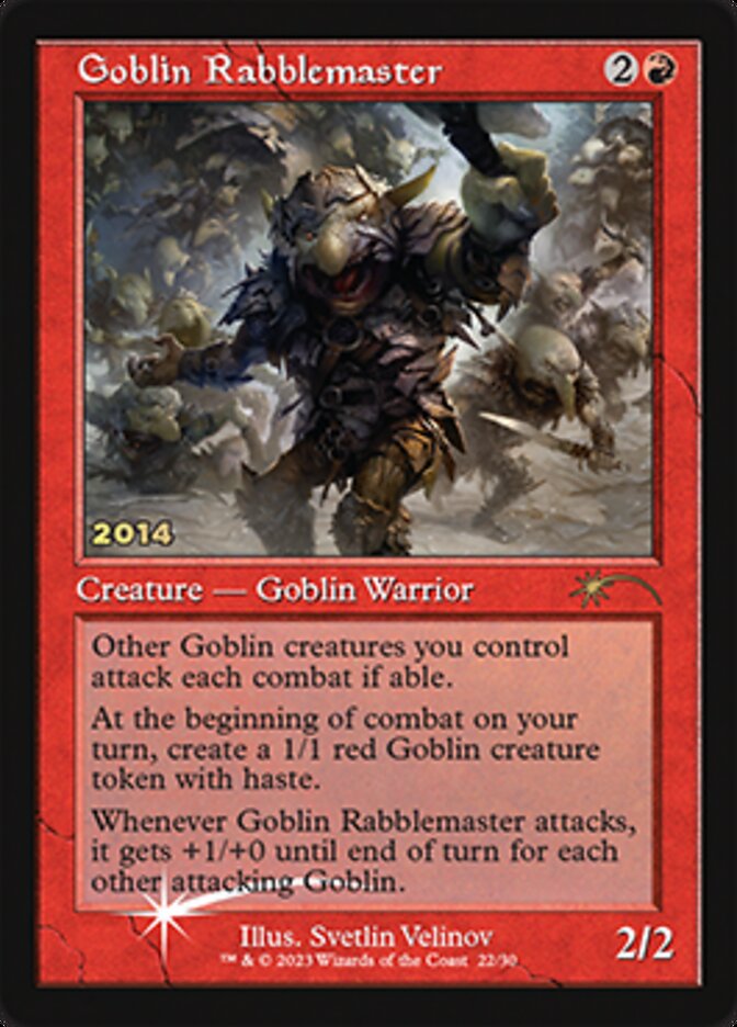 Goblin Rabblemaster [30th Anniversary Promos] | Dragon's Lair Comics and Fantasy Houston TX