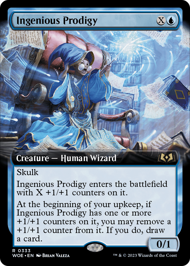 Ingenious Prodigy (Extended Art) [Wilds of Eldraine] | Dragon's Lair Comics and Fantasy Houston TX